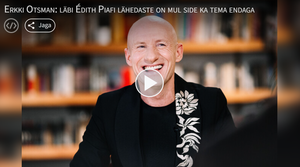 Laulja ja kontsertartist Erkki Otsman