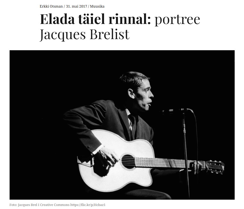 Erkki Otsman ja Jacques Brel