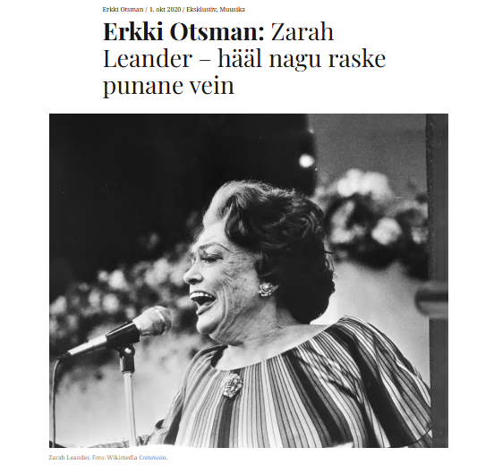 Erkki Otsman ja Zarah Leander